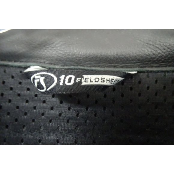 Fieldsheer Padded Black/Grey Leather Padded Motorcycle Jacket Track Pad II Sz 10 - Picture 5 of 7